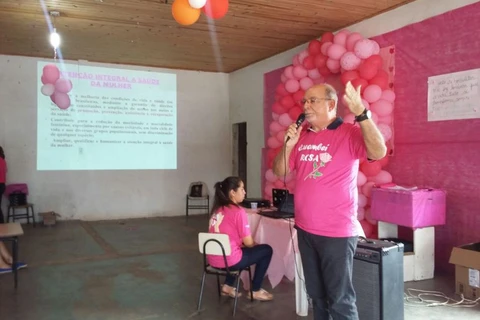 UBS do Boqueirão veste rosa para receber mulheres