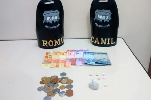 Romu apreende suspeito de tráfico na região central