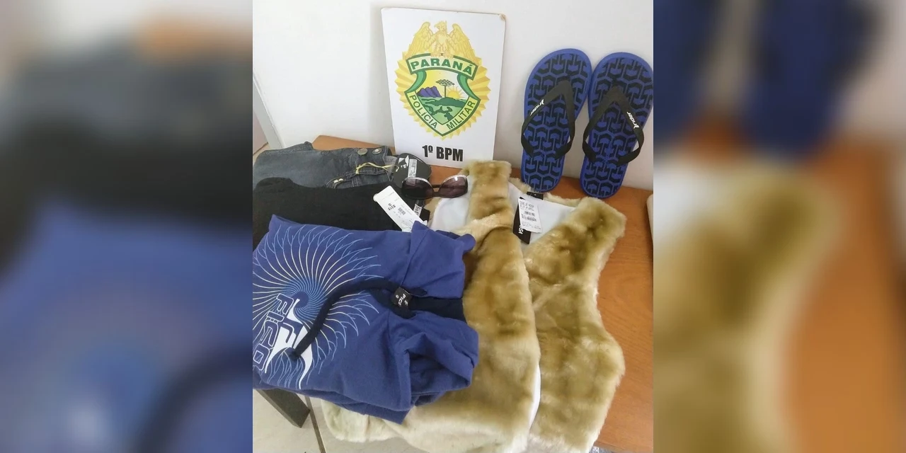 Autores de furto em loja de Castro são presos pela Polícia Militar