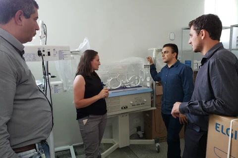 Aliel entrega equipamentos para hospital em Ipiranga