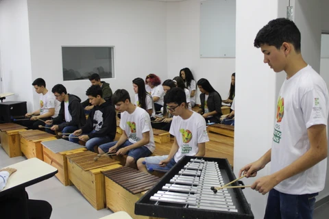 Klabin entrega espaço de educação musical ao IFPR