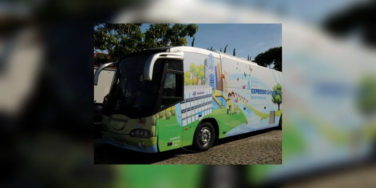 Sanepar leva EcoExpresso a Telêmaco Borba e destaca ações ligadas aos ODS