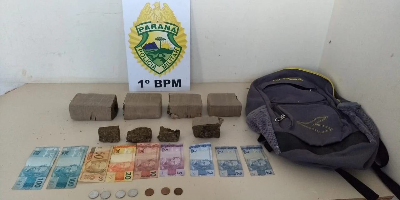 Traficante é preso na rodoviária de Ponta Grossa