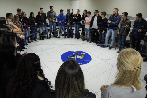 Alunos da UniSecal recebem ‘Círculo de Integração’ de acadêmicos de Direito