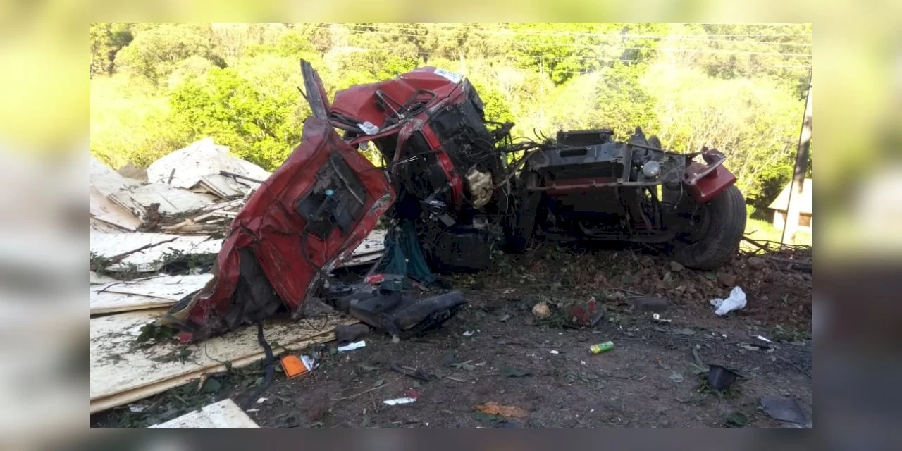 Caminhoneiro ponta-grossense morre em acidente em Santa Catarina