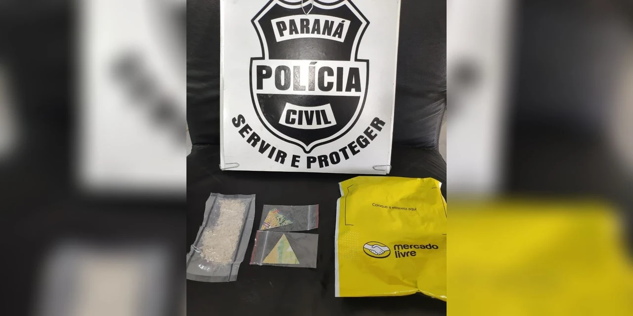 Homem é preso ao buscar encomenda com drogas sintéticas em agência dos Correios, em Umuarama
