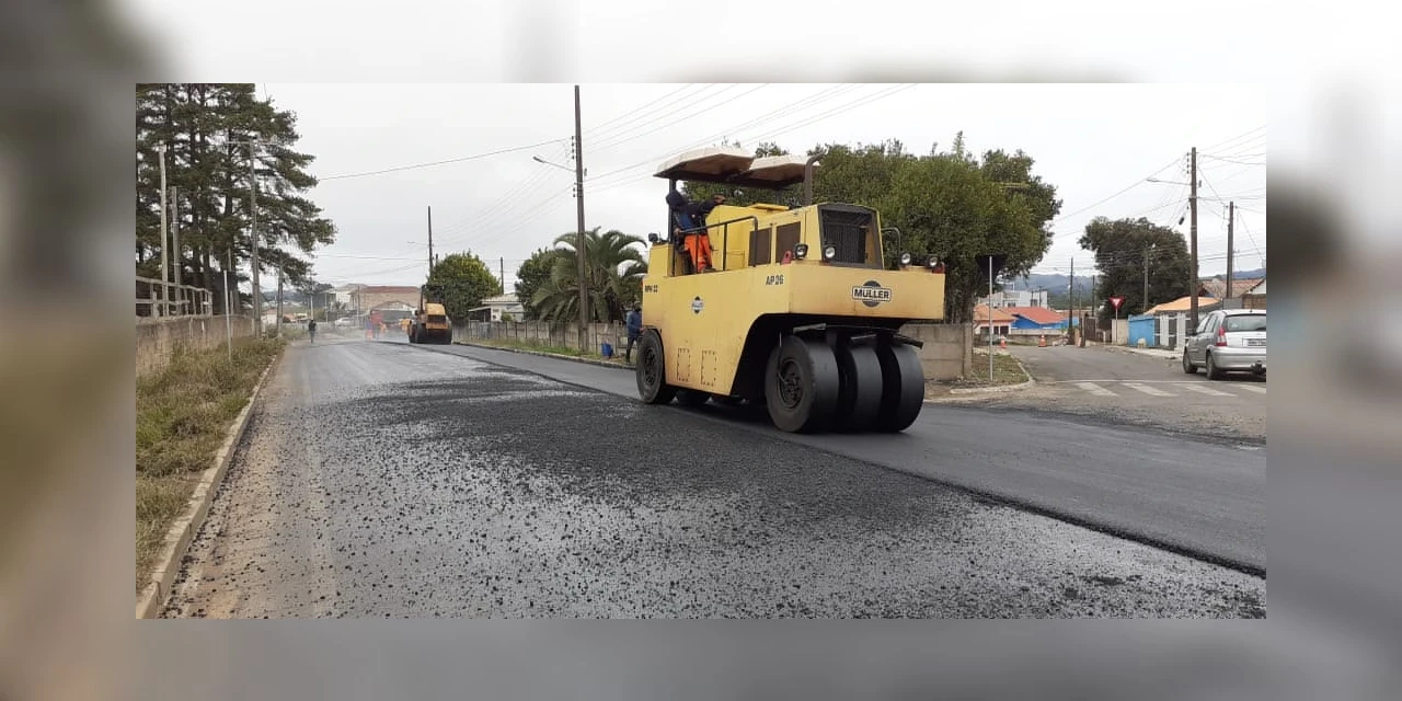 Ruas do Padre Piva e Jardim Colonial recebem recape asfáltico