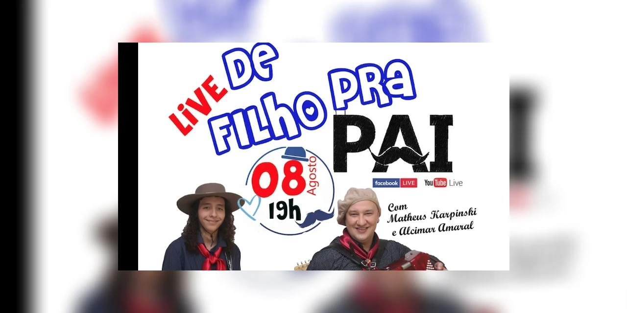 Três gerações de músicos piraienses se reúnem neste sábado em live do Dia dos Pais