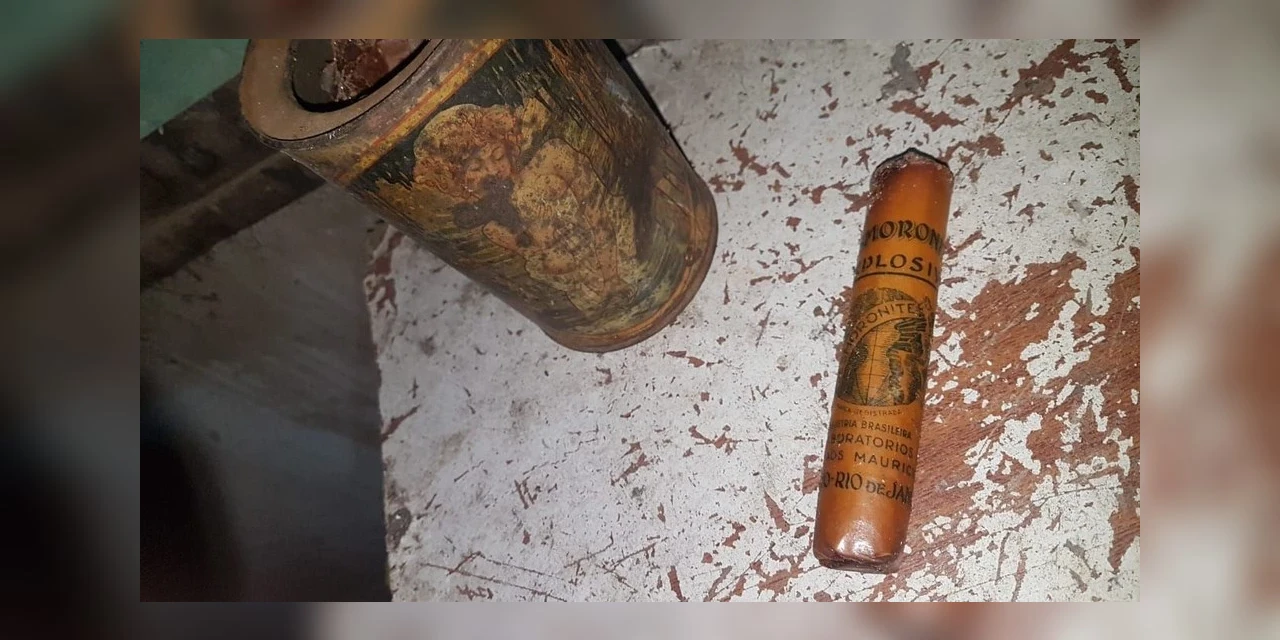 Idosa encontra dinamites antigas ao limpar porão de casa, em Ponta Grossa