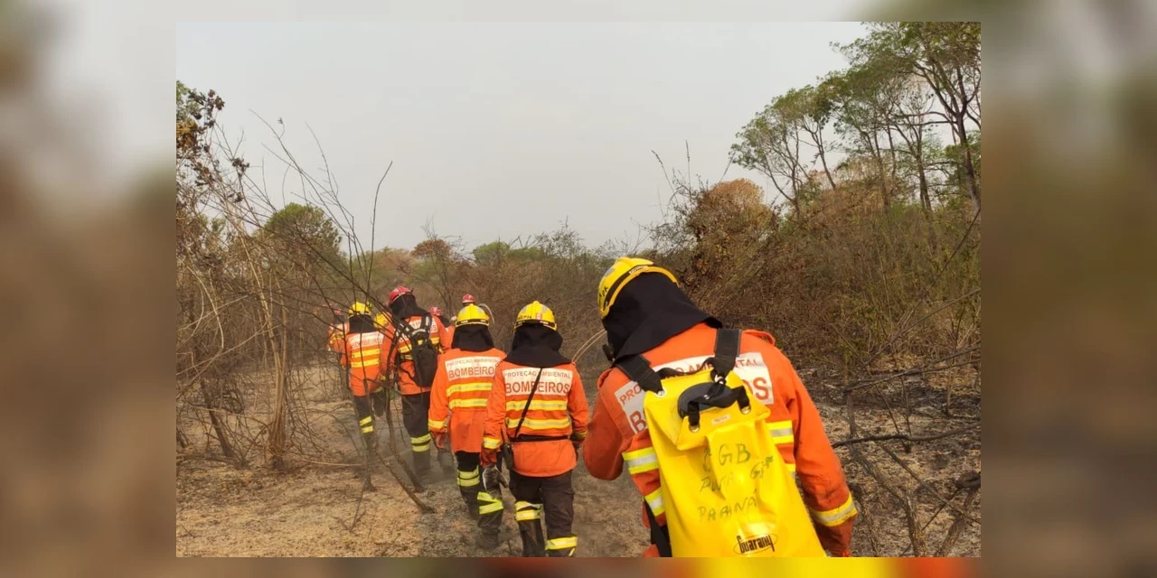 Bombeiros do Paraná completam dez dias de combate a incêndios no Pantanal
