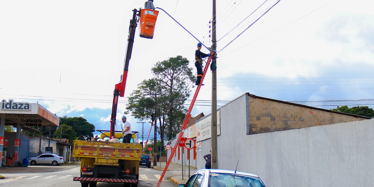 Tibagi inicia substituição de lâmpadas da iluminação pública