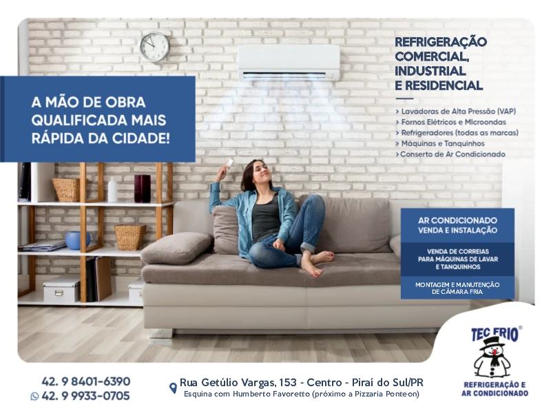 Tec Frio - Refrigeração Comercial, Industrial e Residencial