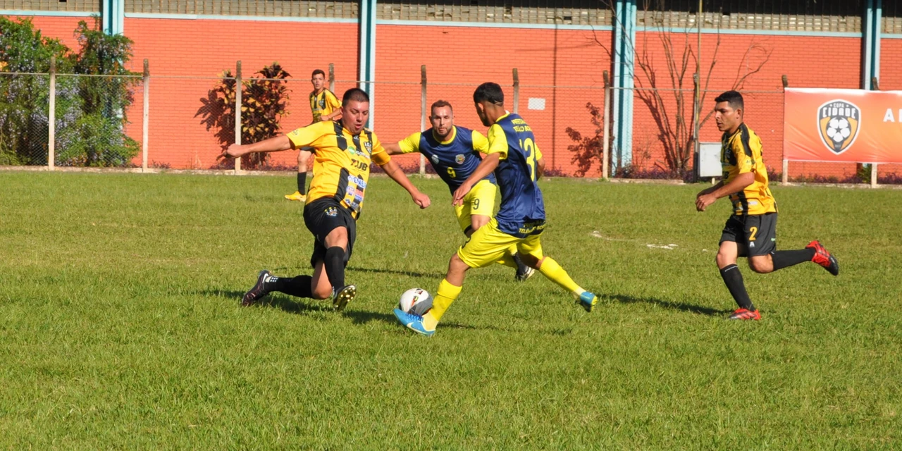 Telêmaco e Jaguariaíva empatam, em jogo de 6 gols, pelo returno da 7ª Copa AMCG