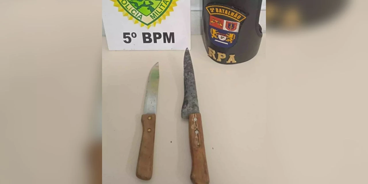 Homem com facas é preso após ameaçar invadir creche no Paraná