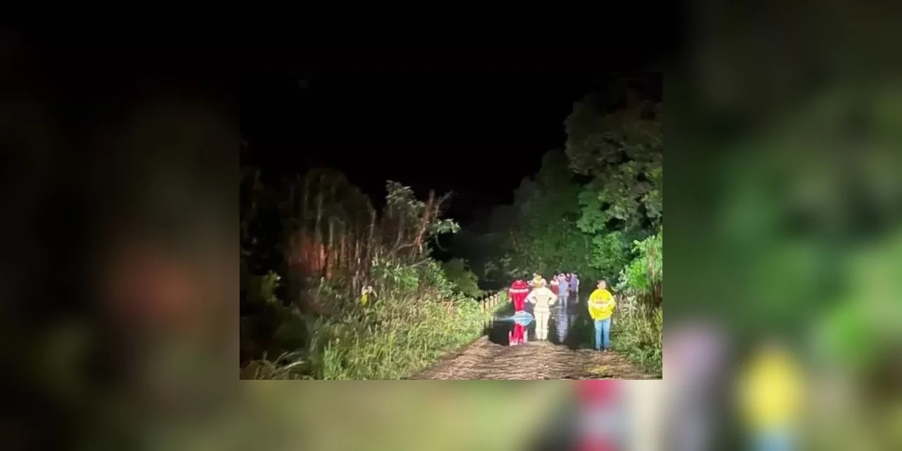 Pai arrastado com a família por correnteza em Irati é encontrado vivo; criança morreu