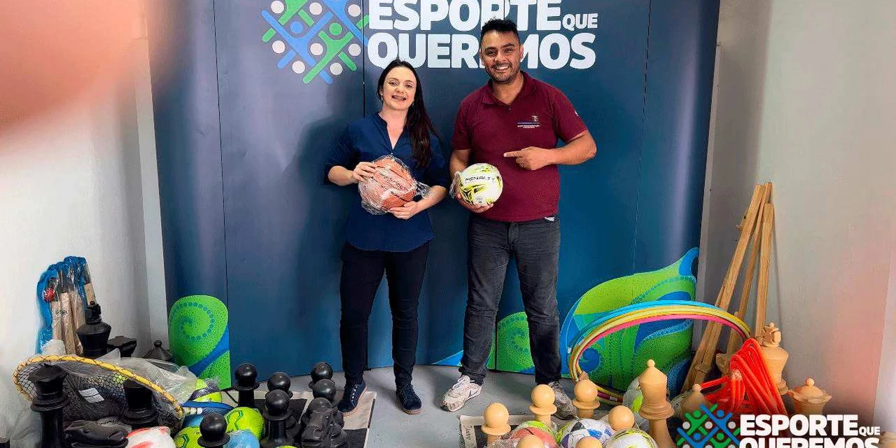 Telêmaco Borba é contemplado com kit esportivo da Paraná Esportes