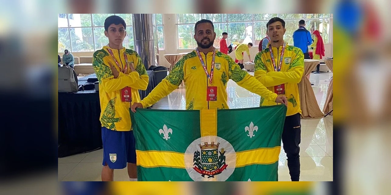 Arapoti tem três representantes na 1ª Fase do Mundial Sub-17 de Futsal