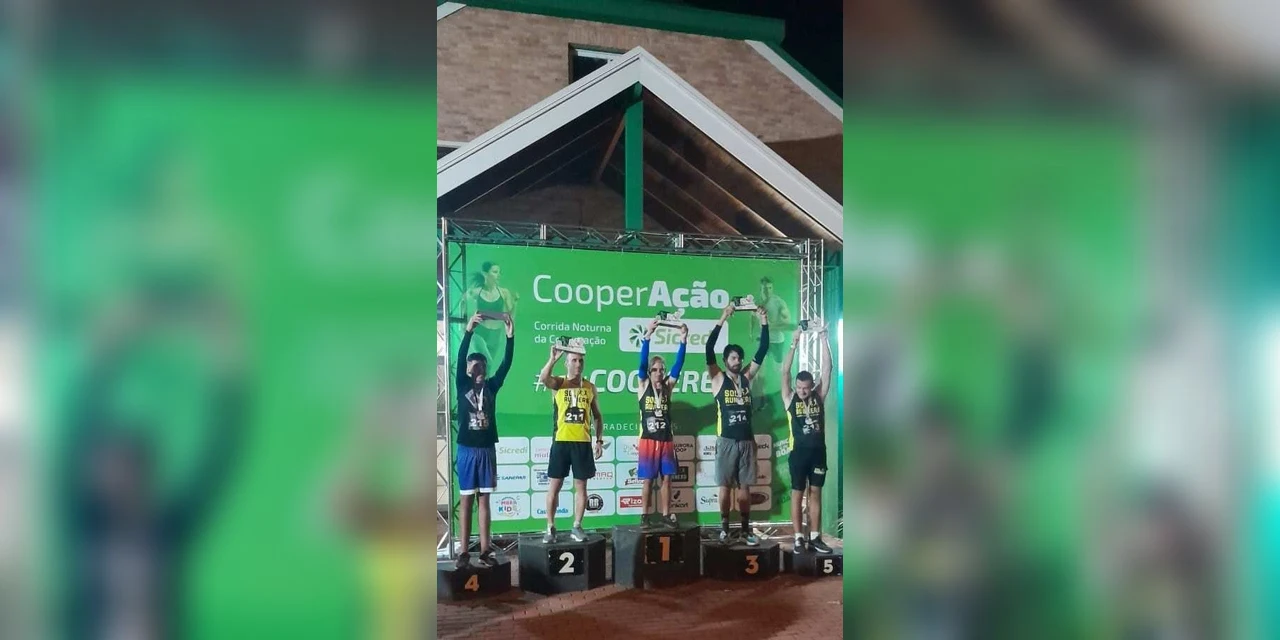 Atletas PCDs de Telêmaco se destacam na Corrida e Caminhada da Cooperação Sicredi em Castro