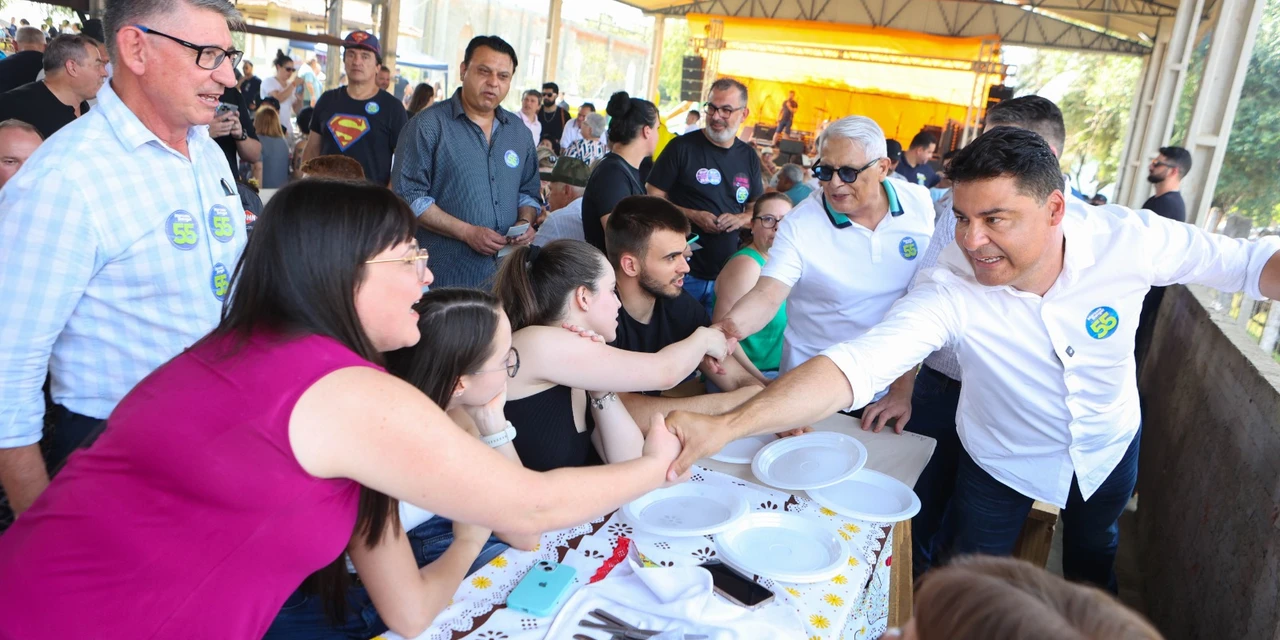 Marcelo Rangel participa da Festa de Nossa Senhora da Luz, em Guaragi