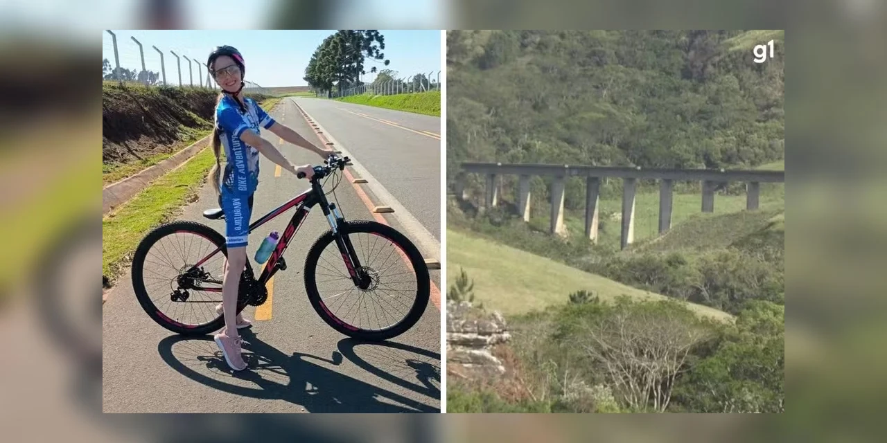 Ciclista que morreu durante trilha em hidrelétrica no Paraná estava pedalando em grupo quando caiu de ponte de 30 metros de altura