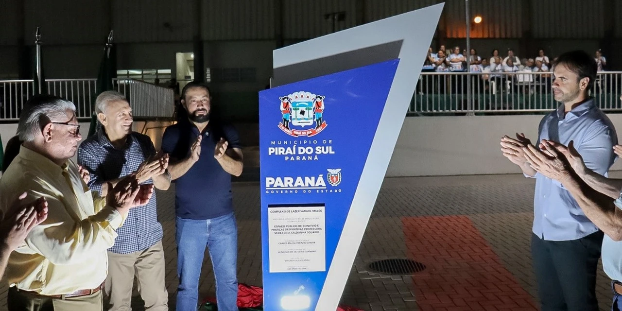 Prefeitura inaugura novo Espaço Público de Convívio e Práticas Desportivas Professora Vera Lúcia Saldanha Sguario