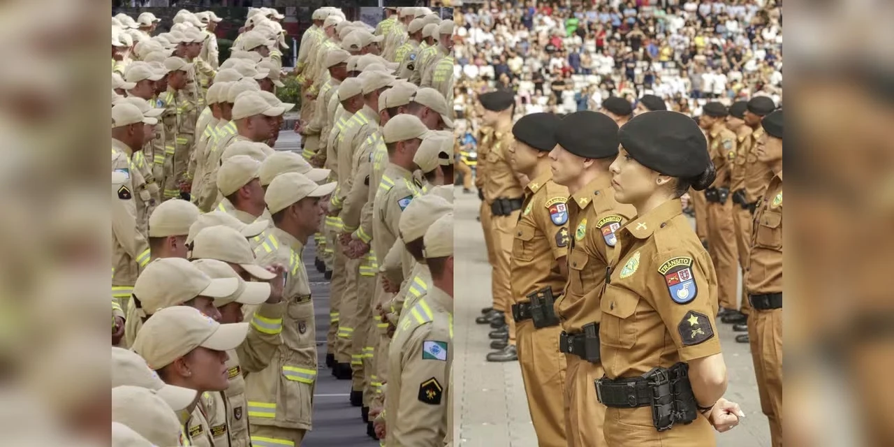 Governo do Paraná anuncia concursos públicos para contratação de PMs e bombeiros; veja datas e número de vagas