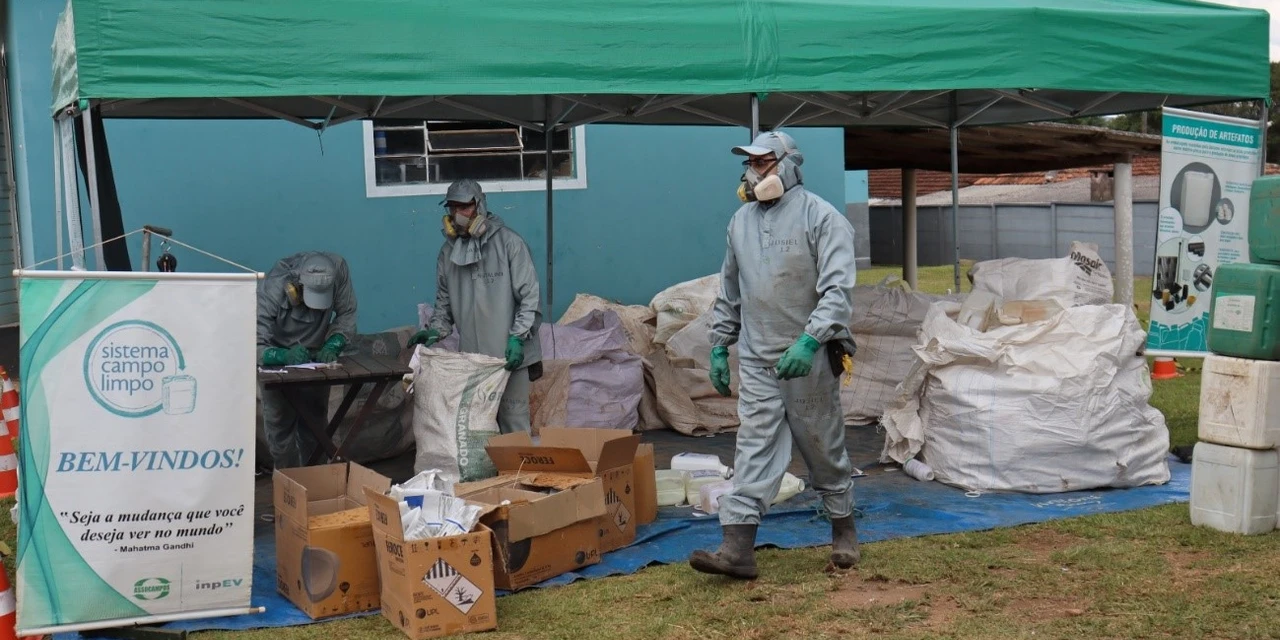 Campanha de recolhimento de embalagens de agrotóxicos arrecada mais de 2,6 toneladas em Piraí do Sul