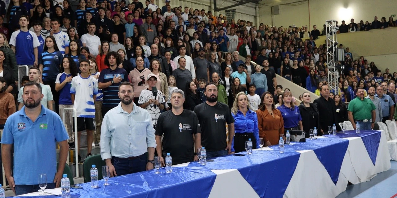 Emoção e celebração marcam a abertura dos Jogos Escolares do Paraná em Piraí do Sul