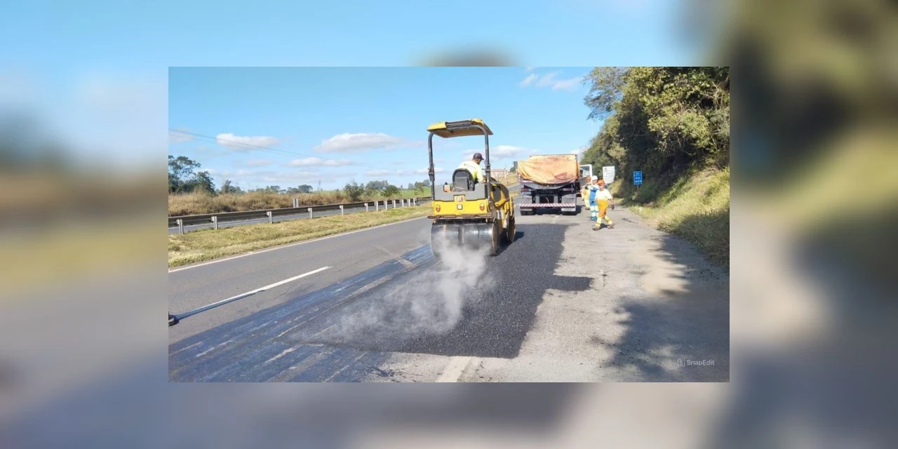 PRVias escala 19 frentes de pavimentação asfáltica para BR-376 até sábado