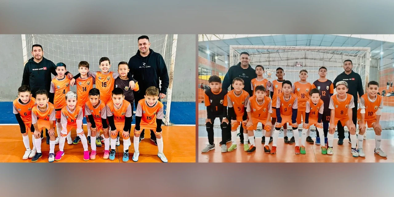 Telêmaco vence etapa do Desafio de Futsal AMCG nas categorias sub-9 e sub-11