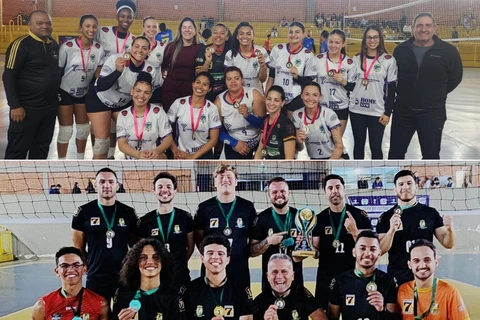 Tibagi e Palmeira conquistam a 2ª etapa do Grand Prix de Vôlei da AMCG