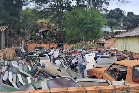 Saúde realiza ação de Controle Vetorial em pontos estratégicos