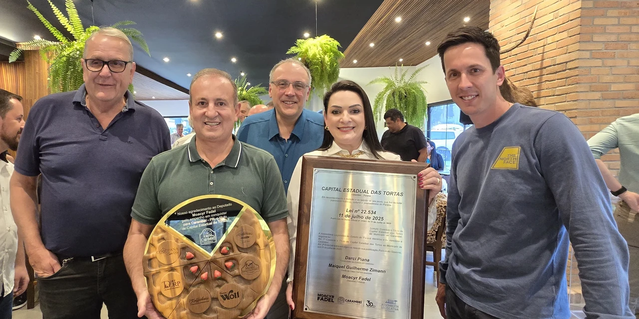 Deputado Moacyr Fadel celebra lei que oficializa Carambeí como a Capital Estadual das Tortas