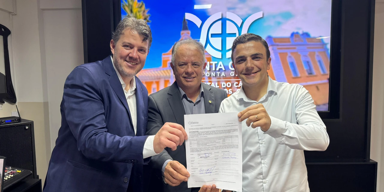 Aliel e Santa Casa de PG assinam contrato para compra de novo equipamento contra o câncer