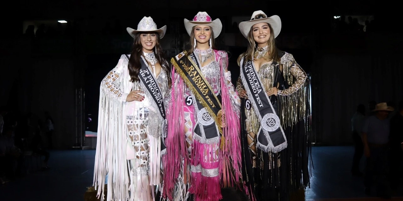 Isabella Moreira Rolim é coroada Rainha do 4º Piraí Rodeo Fest em noite de emoção e glamour