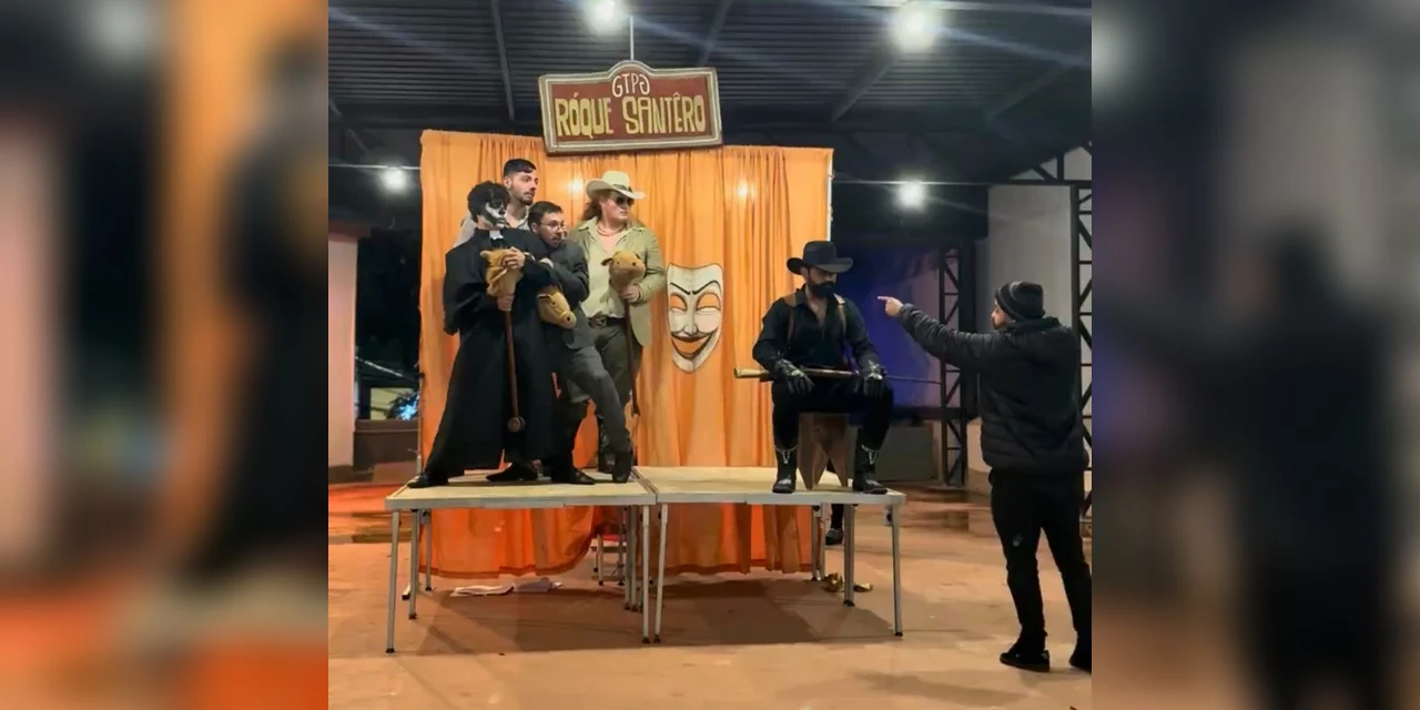 Espetáculo "Róque Santêro" leva humor e irreverência ao CinePG nesta semana