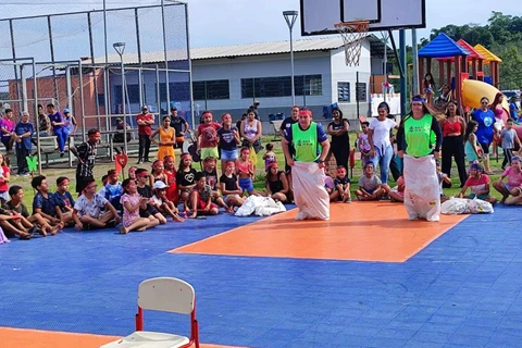 Projeto Rua de Brincar leva diversão e alegria às crianças do Jardim União