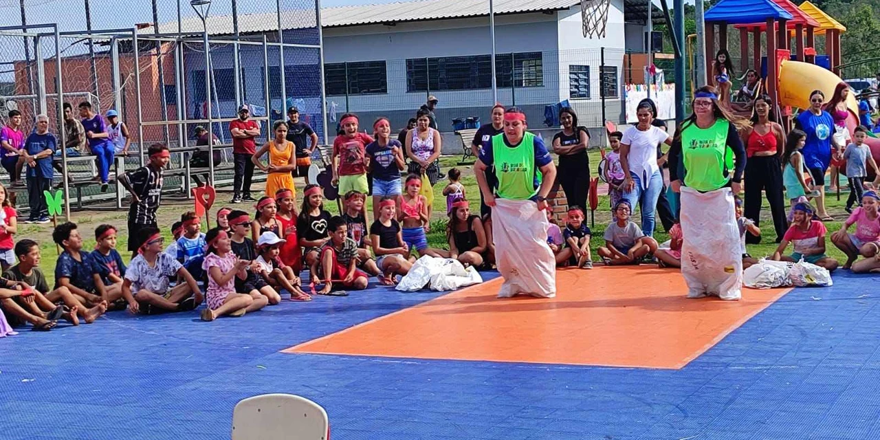 Projeto Rua de Brincar leva diversão e alegria às crianças do Jardim União