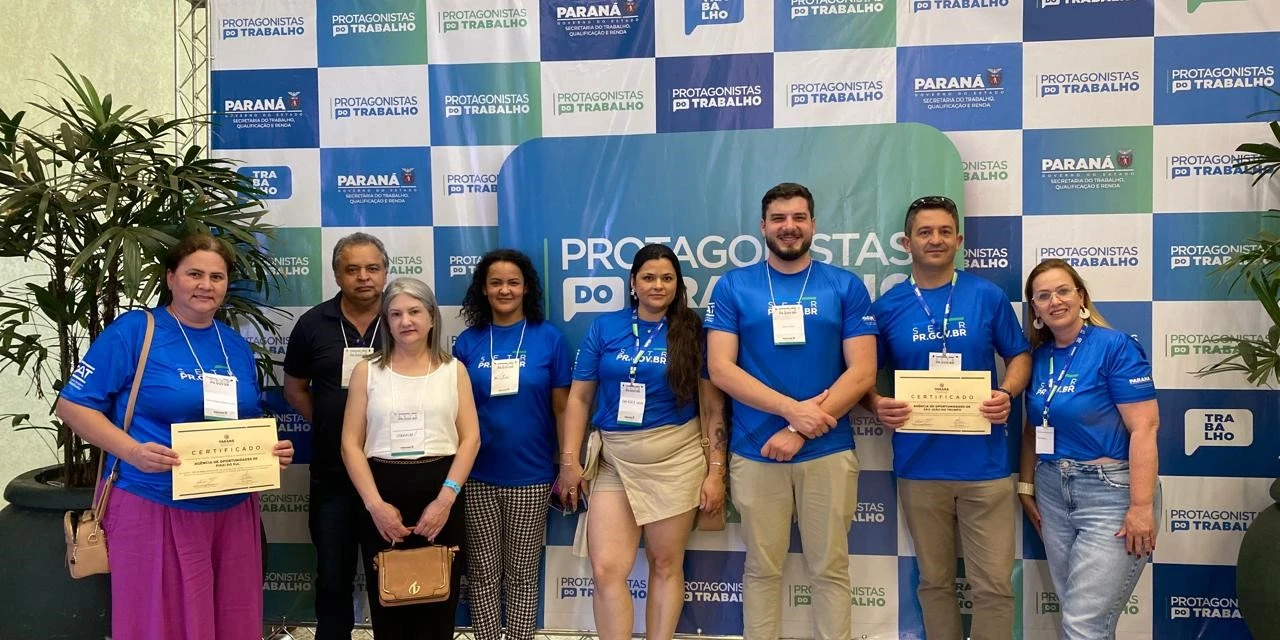 Piraí do Sul é destaque no Capacita SINE Paraná 2025 com reconhecimento à Agência do Trabalhador