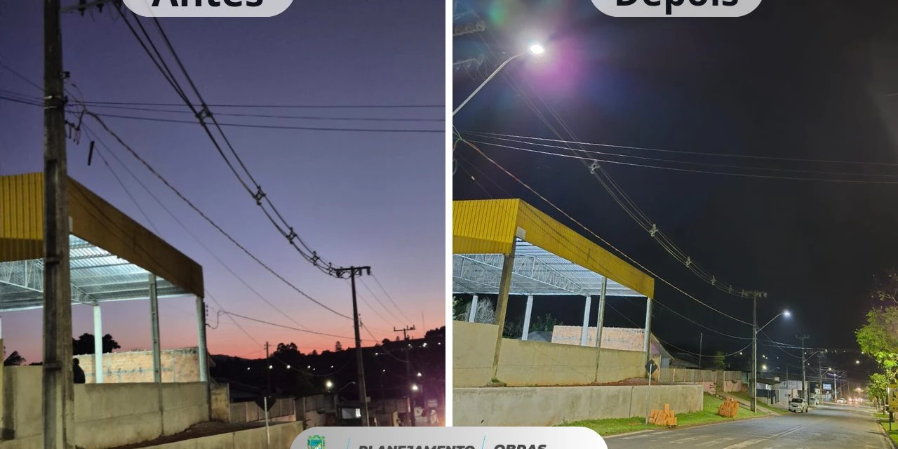 Tibagi amplia iluminação pública e leva mais segurança para ruas e distritos