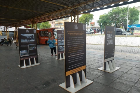 Exposição itinerante apresenta fotos históricas de Ponta Grossa
