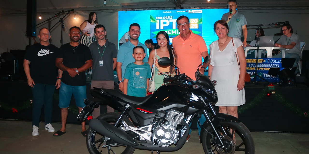 Confira os ganhadores do IPTU Premiado 2025 em Tibagi