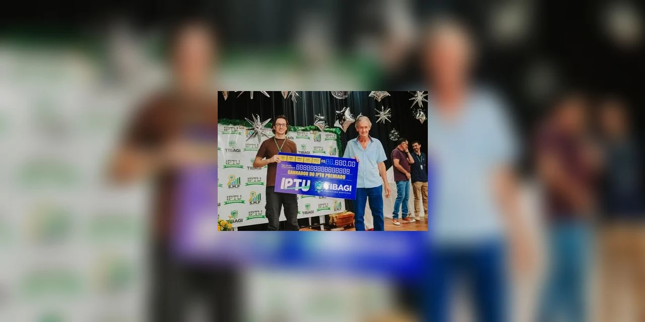 Prefeitura de Tibagi realiza entrega dos prêmios do IPTU Premiado 2025