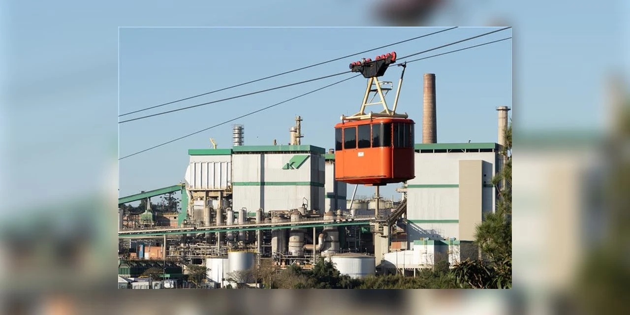 Klabin realiza manutenção no Bonde Aéreo de Telêmaco Borba