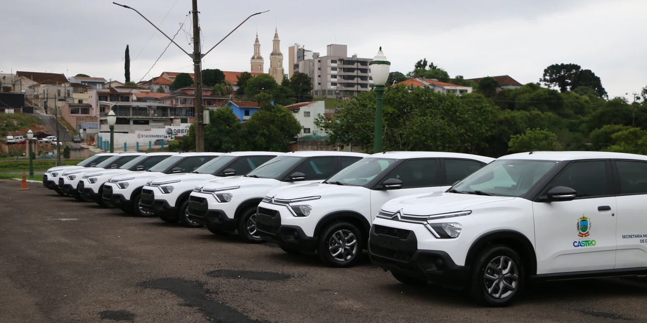 Prefeitura de Castro investe cerca de R$ 5,5 milhões na renovação e ampliação da frota municipal em 2025