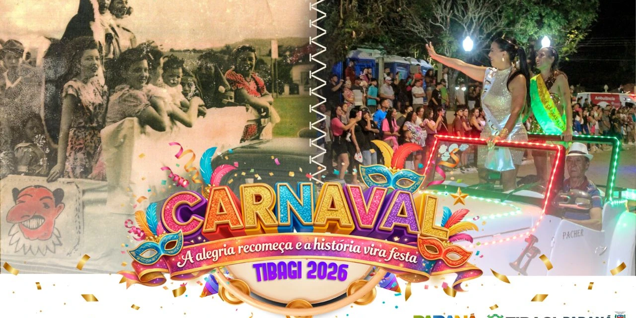 Abertas as inscrições para o Desfile do Corso 2026 em Tibagi