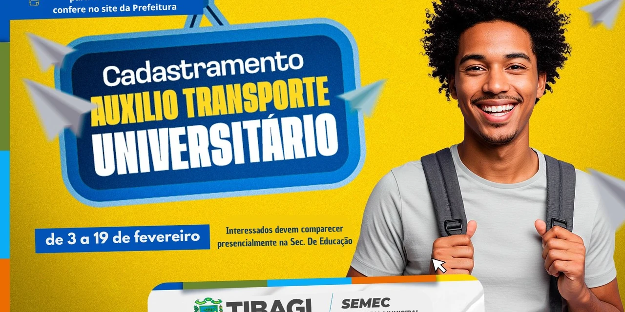  Estudantes de Tibagi podem solicitar auxílio de transporte a partir desta terça (3) 