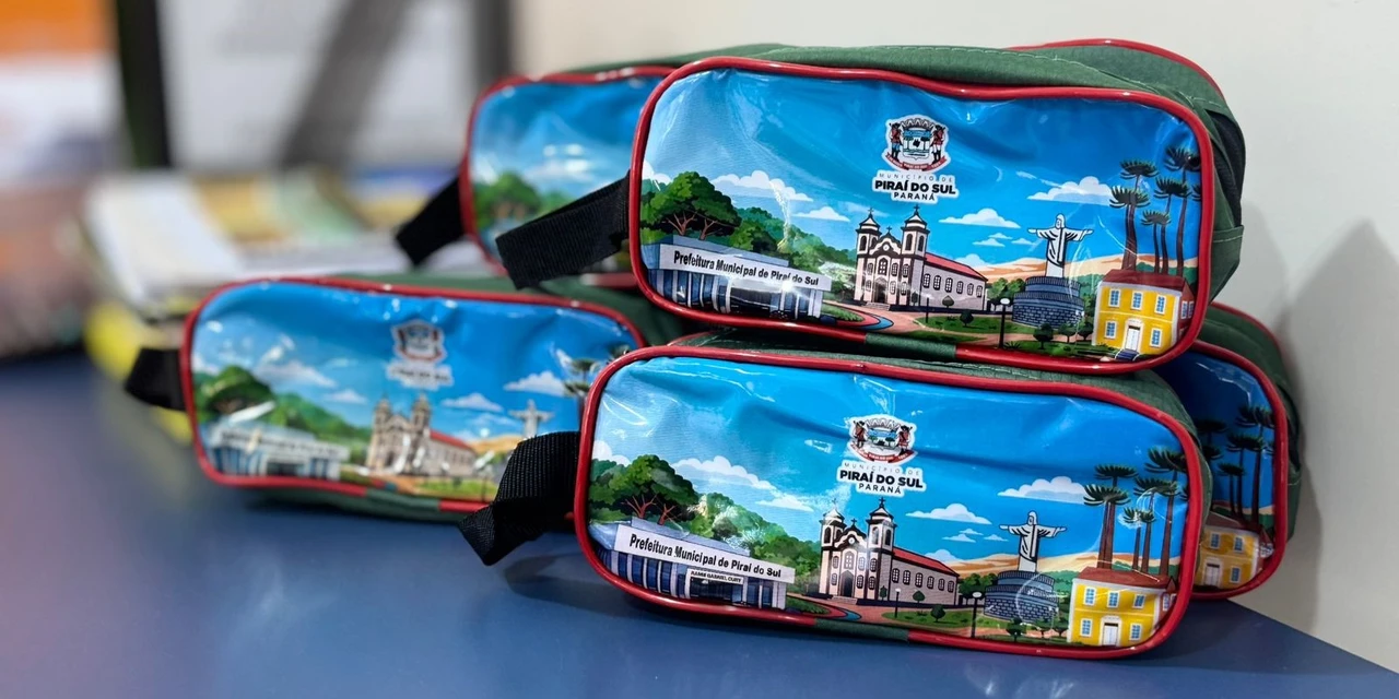 Prefeitura de Piraí do Sul inicia entrega de estojos e reforça apoio à educação municipal