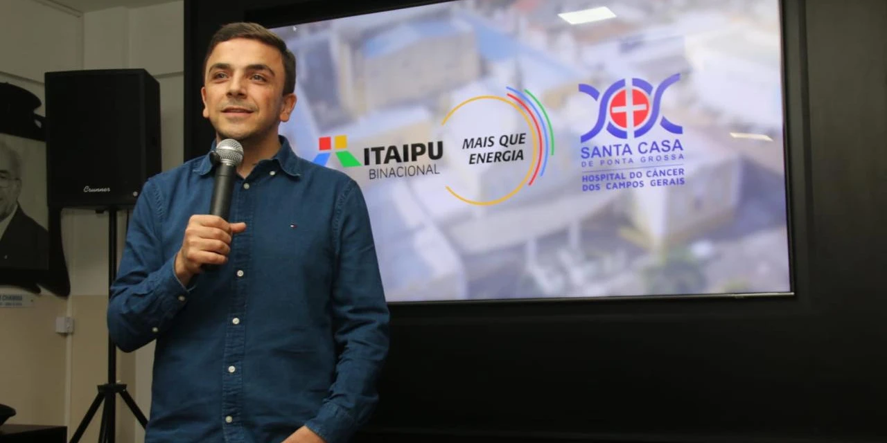 Aliel Machado divulga avanço das obras do novo Centro de Radioterapia da Santa Casa de PG