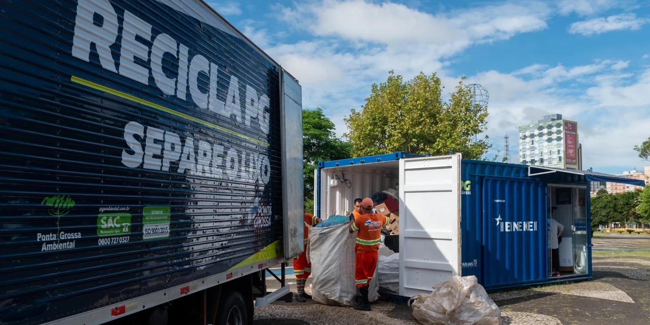 Recicla PG completa um ano com resultados expressivos e impacto ambiental em Ponta Grossa